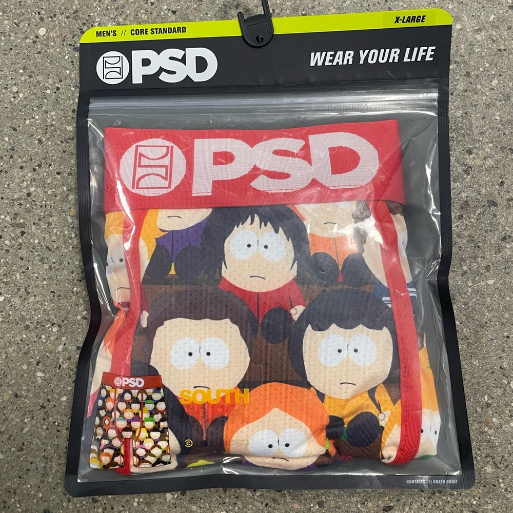 NWT Limited Edition PSD Men's South Park Stop underwear size XL - Picture 2 of 8
